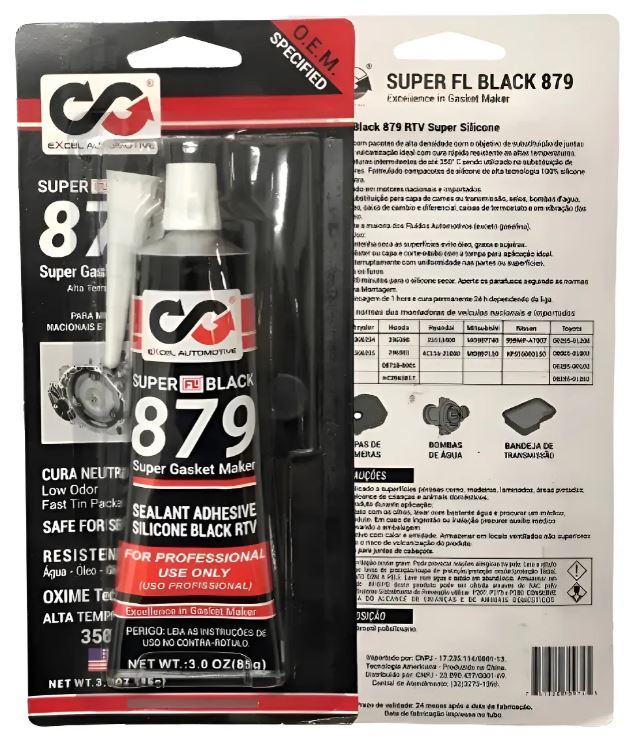 SILICONE FL GASKET MAKER BLACK (PRETO 85GR)