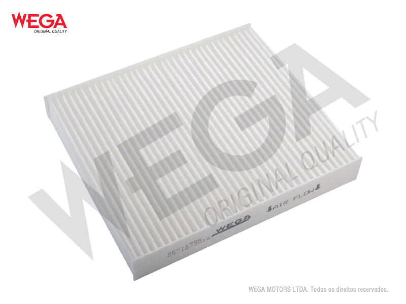 FILTRO CABINE AR HILUX - (SW4) GASOLINA  AUTOMÁTICO / MECÂNICO 4.0 V6 24V - VVT 2016 --.. (WEGA) - AKX1986