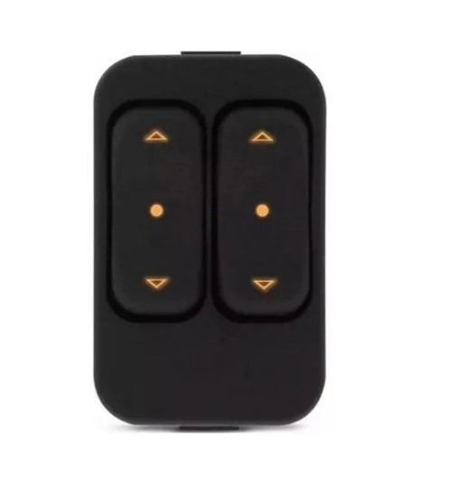 INTERRUPTOR DE  VIDRO ELETRICO GM CELTA 2003 EM DIANTE  DUPLO AMBAR -ALMAPY- AMP510.0002