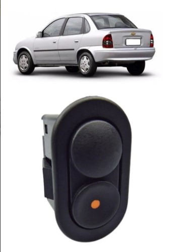 INTERRUPTOR DE VIDRO ELETRICO CORSA 1994/ PICK UP/ 06 PINOS SIMPLES - AMP510.0007 ALMAPY