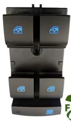 INTERRUPTOR VIDRO ELETRICO QUADRUPOLO PRISMA/ONIX APOS 2013 QUADRUPOLO LADO ESQUERDO - AMP510.0023 ALMAPY