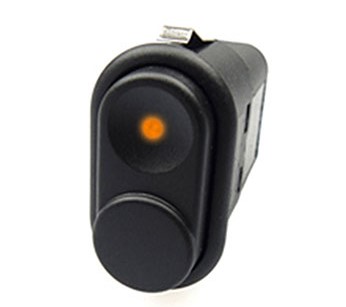 INTERRUPTOR VIDRO ELETRICO SIMPLES GM CELTA 2000 ATE 2006 LED LARANJA -ALMAPY- AMP510.0039