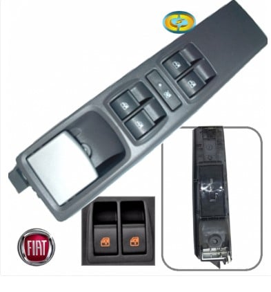 INTERRUPTOR DE VIDRO ELETRICO FIAT IDEA 2007 A 2015 - AMP520.0031 ALMAPY 