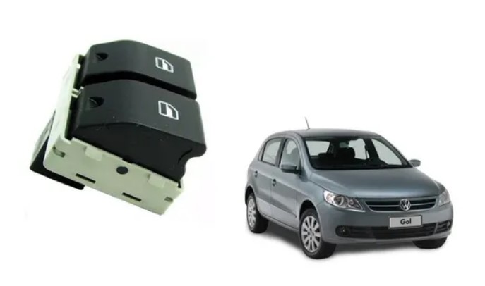 INTERRUPTOR VIDRO ELETRICO DUPLO FIAT PALIO 2001 A 2017-ALMAPY-AMP520.0083