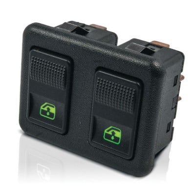 INTERRUPTOR DE VIDRO ELETRICO VERSAILLES/ROYALE 1991 A 1996 DUPLO - AMP530.0015 ALMAPY 