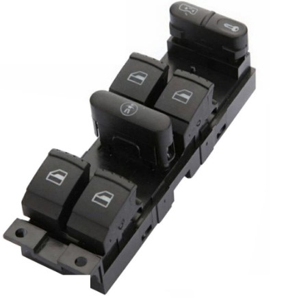INTERRUPTOR DE VIDRO ELETRICO PASSAT/GOLF/BORA QUADRUPOLO - AMP540.0022 ALMAPY