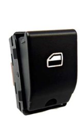 INTERRUPTOR PARA VIDRO ELETRICO DIANTEIRO LADO DIREITO, TRASEIRO DIRERITO, TRASEIRO ESQUERDO, 1 ESTAGIO, FUNDO MARROM, VOLKSWAGEN - AMP540.0044 ALMAPY