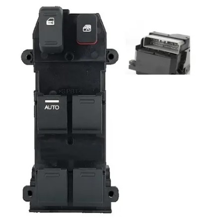 INTERRUPTOR DE VIDRO ELETRICO QUADRUPLO HONDA FIT APOS 2009 / CITY APOS 2011 - AMP590.0003 ALMAPY