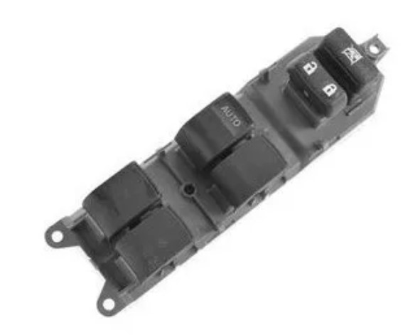 INTERRUPTOR DE VIDRO ELETRICO DIANTEIRO, LADO ESQUERDO, QUADRUPLO TOYOTA COROLLA 2009 A 2016 - AMP593.0000 ALMAPY