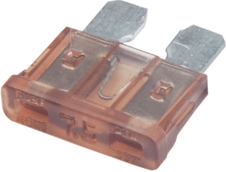 FUSIVEL DE LAMINA 7,5 AMPERES. MARROM- AMS16007
