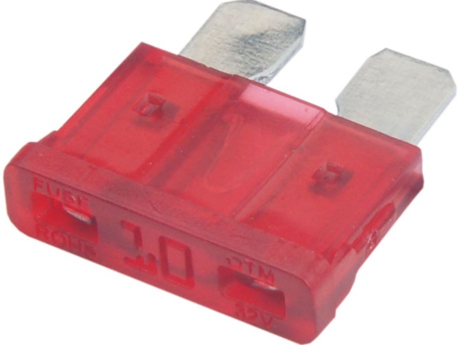 FUSIVEL DE LAMINA 10AMPERES.VERMELHO- AMS16010