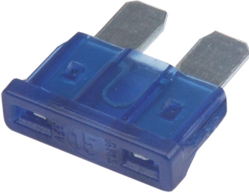 FUSIVEL DE LAMINA 15 AMPERES.AZUL- AMS16015