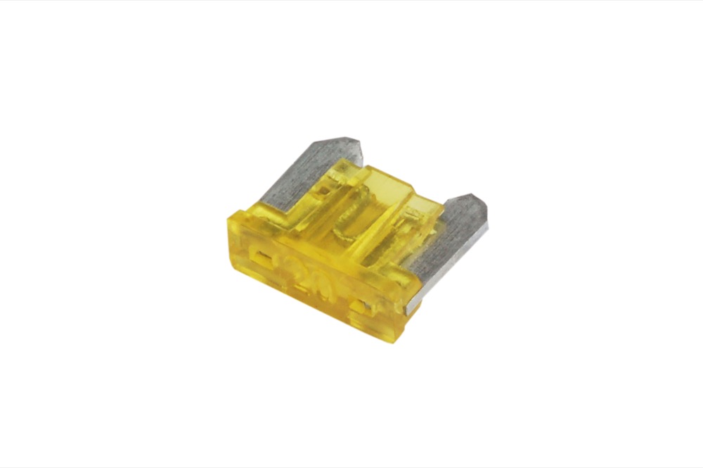 FUSIVEL MINI PERFIL BAIXO 20 AMPERES  AMARELO- AMS17520