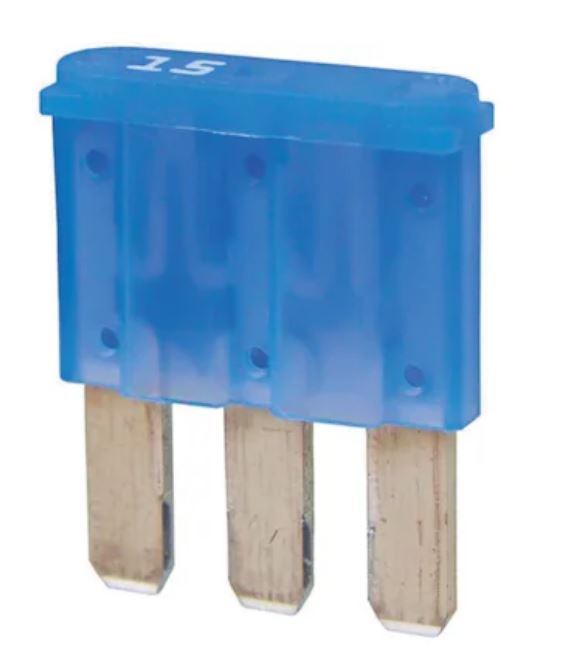FUSIVEIS LAMINA MICRO 3 15 AMPERES AZUL - AMS17815