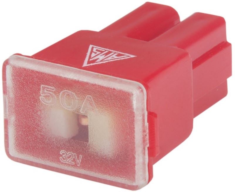 FUSIVEL MEGA-FEMEA 50 AMPERES.VERMELHO-AMS19050