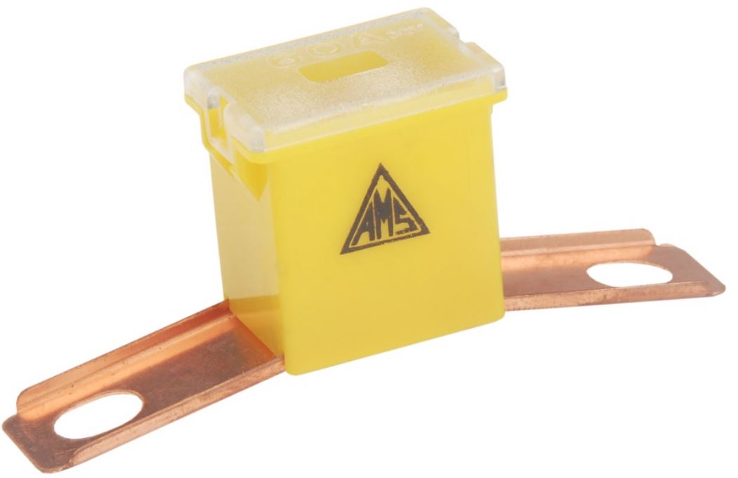 FUSIVEL MEGA MACHO LATERAL 60 AMPERES AMARELO  VEICULOS IMPORTADOS FORD  KIA  HYUNDAI  NISSAN  TOYOTA  - AMS19260