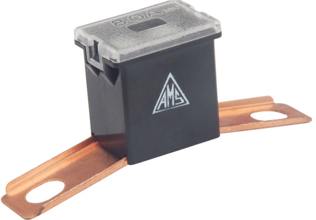 FUSIVEL MEGA MACHO LATERAL 80 AMPERES PRETO  VEICULOS IMPORTADOS FORD  KIA  HYUNDAI  NISSAN  TOYOTA  - AMS19280