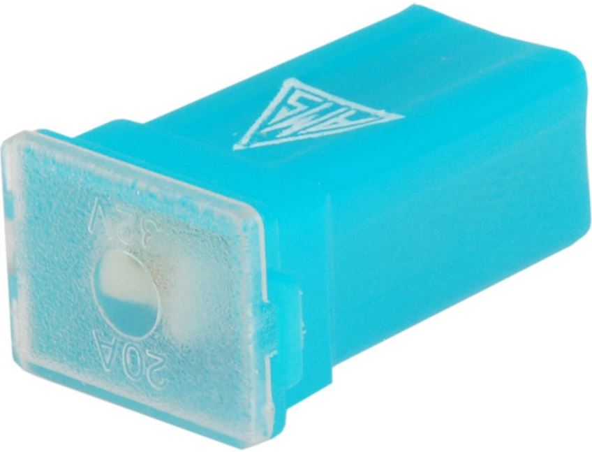 FUSIVEL MIDI-FEMEA 20 AMPERES. AZUL CLARO-AMS19320