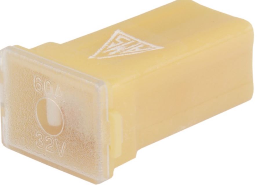 FUSIVEL MIDI-FEMEA 60 AMPERES. AMARELO-AMS19360