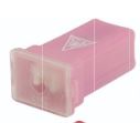 FUSIVEIS MIDI FEMEA MCASE FENDA PLUS 30 AMPERES ROSA - AMS19830