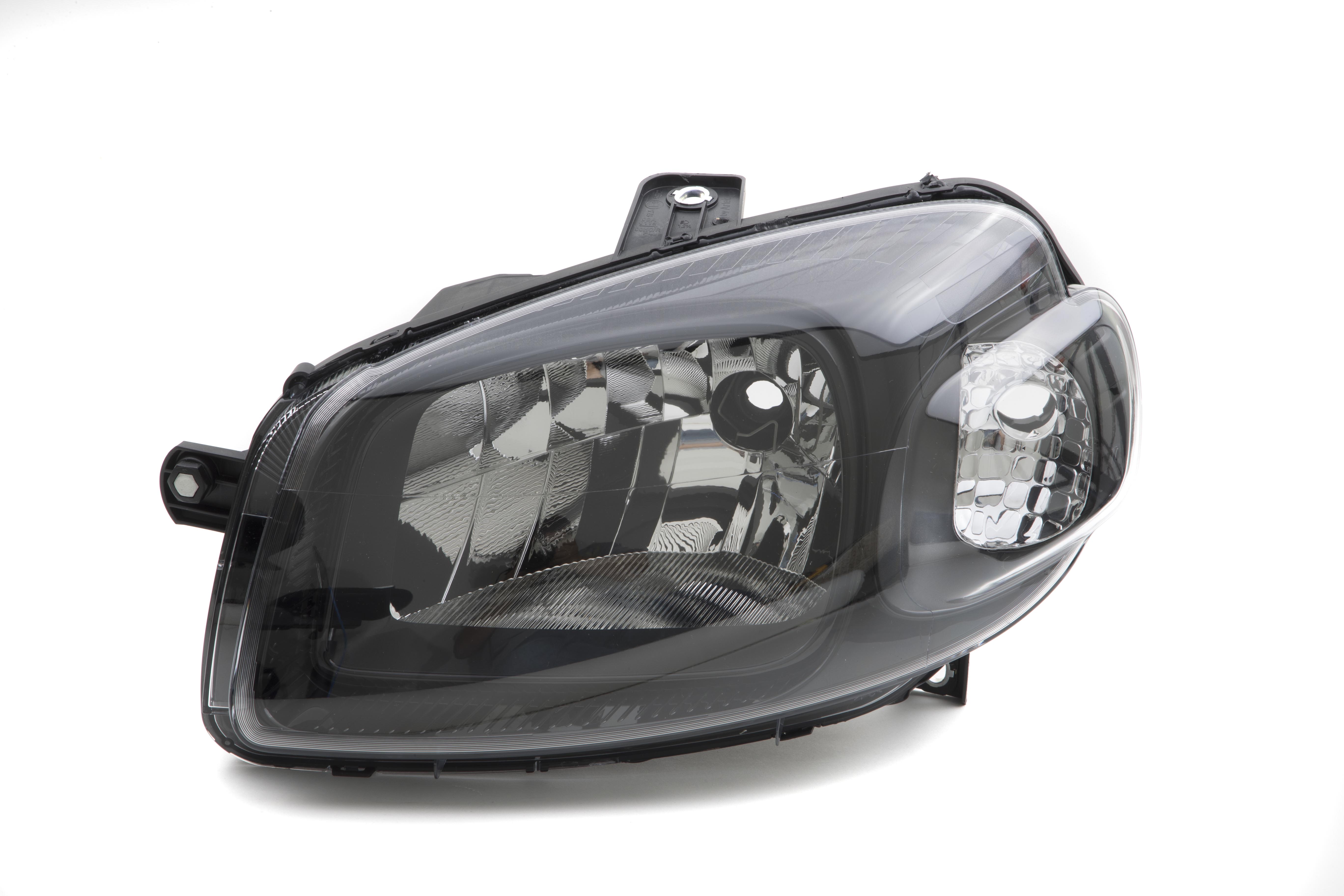 FAROL PRINCIPAL FIAT UNO WAY 2010 A 2015 LADO ESQUERDO - MASCARA NEGRA (ARTEB) -ART0160767