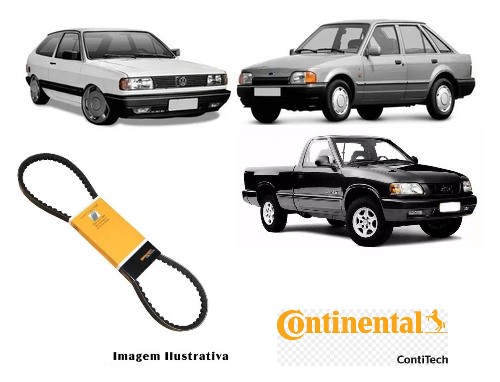 CORREIA ALTERNADOR AVX10X1035 VOLKSWAGEN GOL, PARATI - CTAVX10X1035 CONTINENTAL