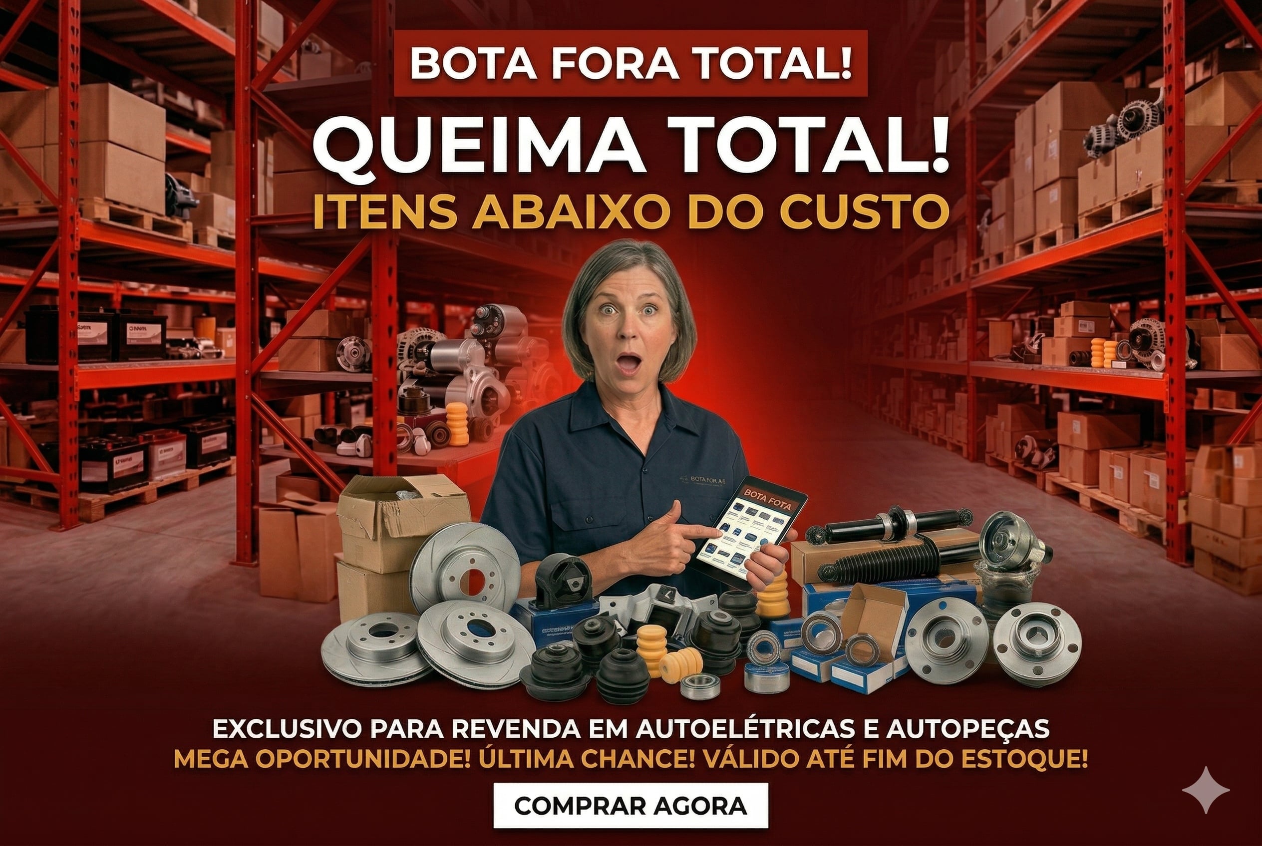 QUEIMA DE ESTOQUE