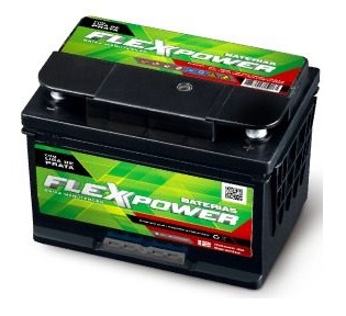 BATERIA AUTOMOTIVA FLEX POWER (EXCELL) 50AMP LD 12 MESES  - BATEX50LD