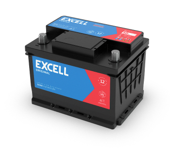BATERIA AUTOMOTIVA EXCELL 70AMP LD (EX70 ND) 12 MESES - BATEX70ND