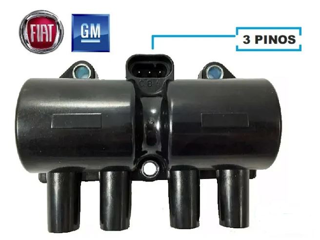 BOBINA DE IGNICAO DOBLO PALIO SIE 18 8V 05 - BI0042MM  