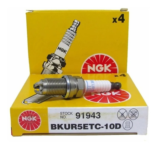 VELA DE IGNICAO NGK BKUR5ETC-10 - BKUR5ETC10  