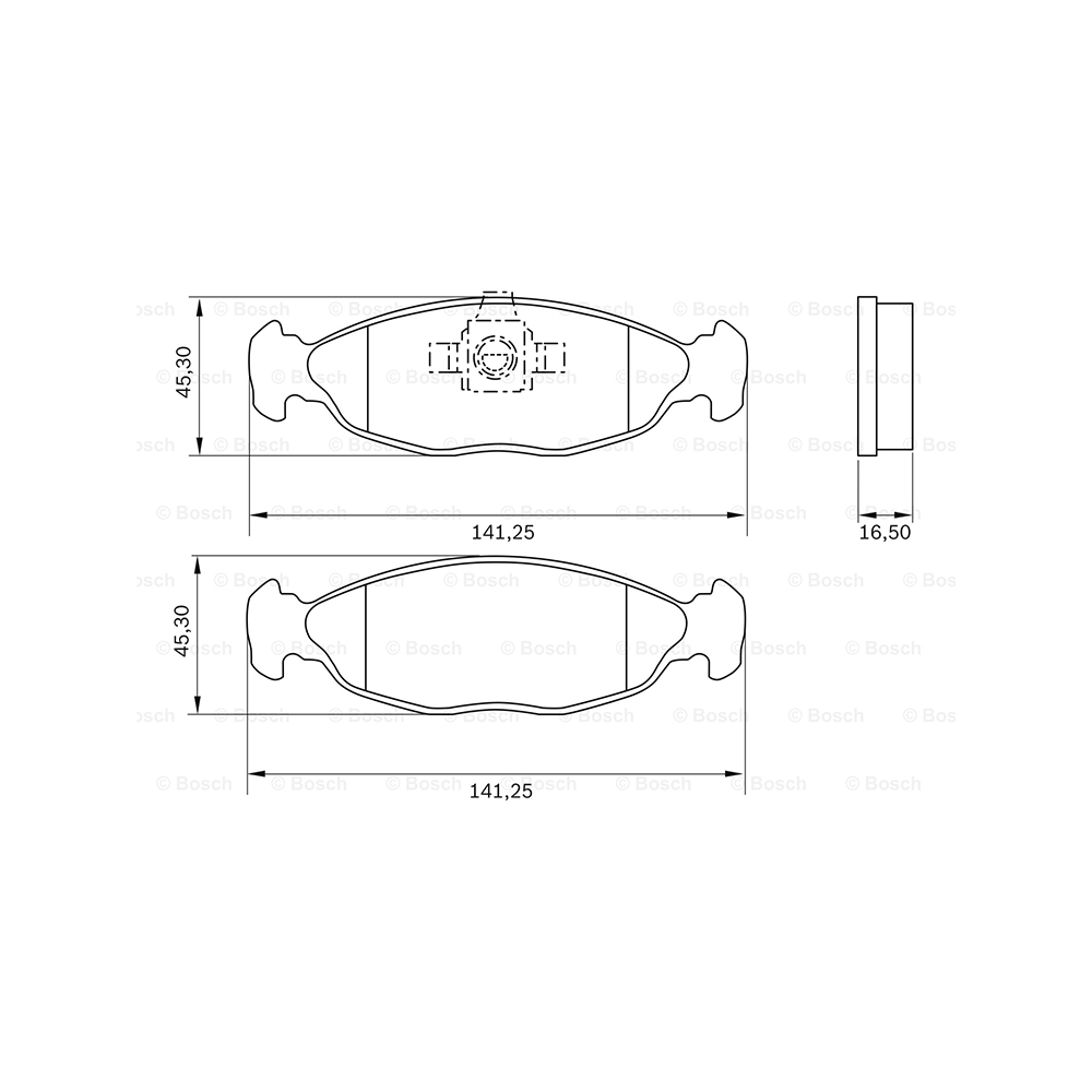 PASTILHA DE FREIO DIANTEIRA GM CORSA CLASSIC, PRISMA 2009..  - N-377