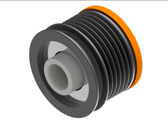 POLIA RODA LIVRE RENAULT 6PK  BZMP1006 BZM