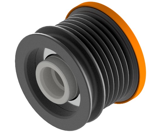 POLIA RODA LIVRE CITROEN/PEUGEOT 6PK - BZMP1008