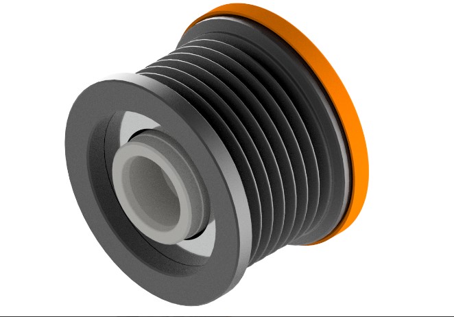 POLIA RODA LIVRE 7PK RENAULT MASTER - BZMP1013 BZM