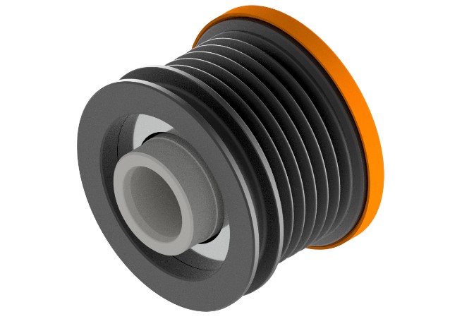 POLIA RODA LIVRE CITROEN/PEUGEOT 6PK - BZMP1018