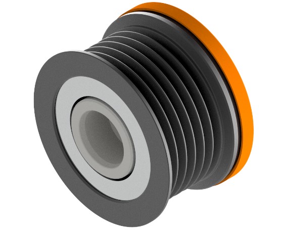 POLIA RODA LIVRE VOLKSWAGEN FOX/POLO - BZMP1035 BZM