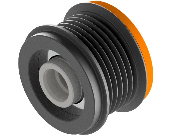 POLIA RODA LIVRE GM ASTRA VECTRA 6PK - BZMP1041