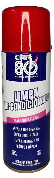 LIMPA AR CONDICIONADO FLORAL 220ML - CAR80 FLORAL