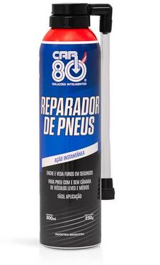 REPARADOR DE PNEUS CAR80 300ML - CAR80REPNEUS