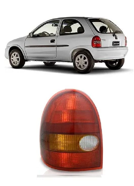 LANTERNA TRASEIRA CORSA 94/99 TRICOLOR LADO ESQUERDO  - CF3115.40 