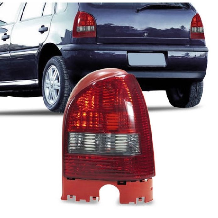 LANTERNA TRASEIRO VOLKSWAGEN GOL GIII 1999 A 2005 RE FUME ABA VERMELHA LADO DIREITO  - CF3346.90 COFRAN