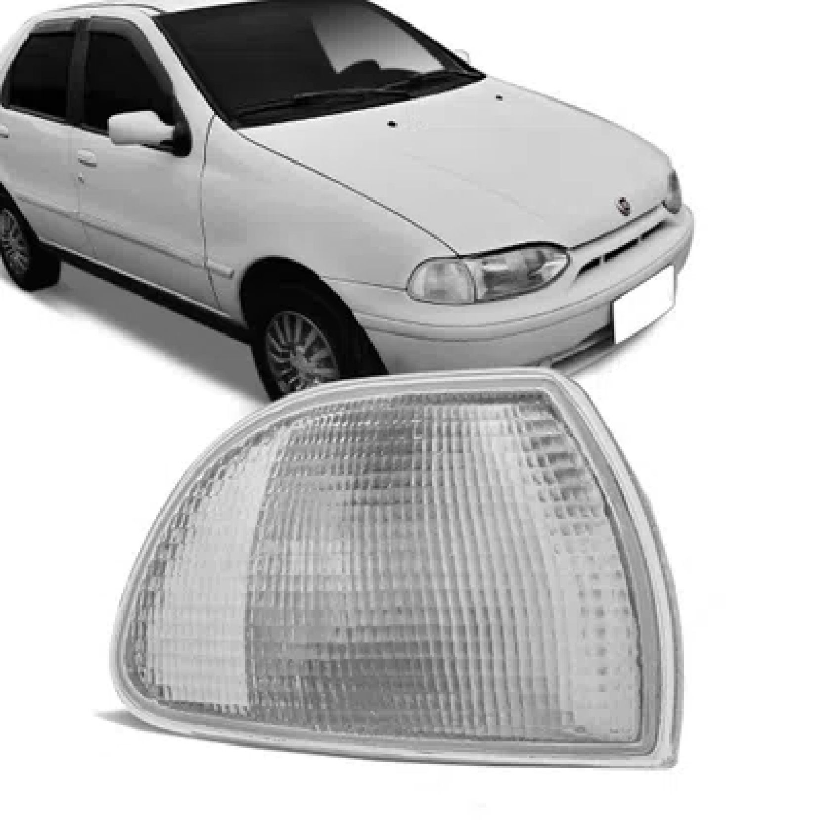 LANTERNA DIANTEIRA FIAT PALIO 1996 ATE 2000 CRISTAL LADO DIREITO FIAT - CF351030 COFRAN