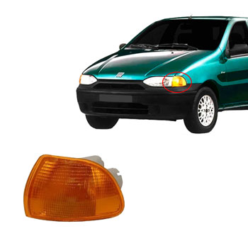 LANTERNA DIANTEIRA FIAT PALIO/SIENA 1996 2000 AMARELA LADO ESQUERDO  - CF3511.10 COFRAN