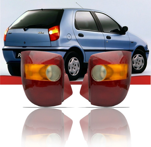 LANTERNA TRASEIRA FIAT PALIO 1996 A 2000 TRICOLOR ABA VERMELHA LADO ESQUERDO  - CF3513.40 COFRAN