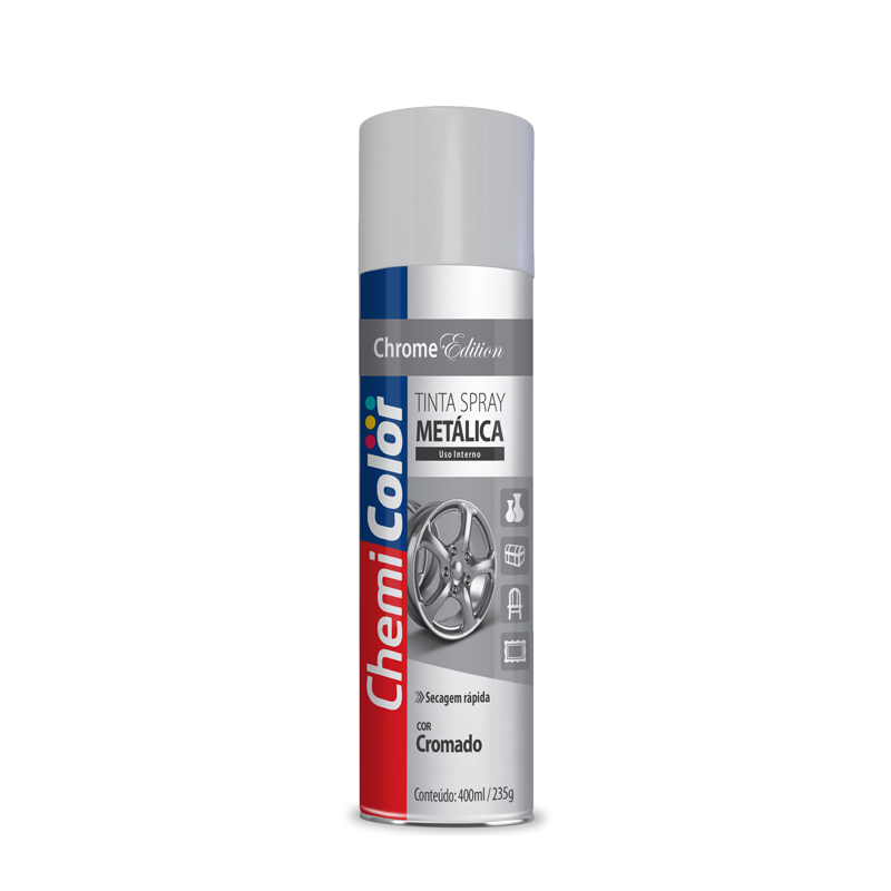SPRAY METALICA CROMO 235G CHEMICOLOR