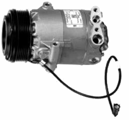 COMPRESSOR AR-CONDICIONADO VOLKSWAGEN GOL SAVEIRO PARATI - CS10045  DELPHI
