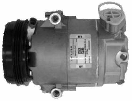 COMPRESSOR AR-CONDICIONADO VOLKSWAGEN GOL FOX SAVEIRO - CS20053  DELPHI