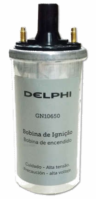 BOBINA DE IGNICAO PLATINADO VOLKSWAGEN GOL BRASILIA - GN10650 DELPHI