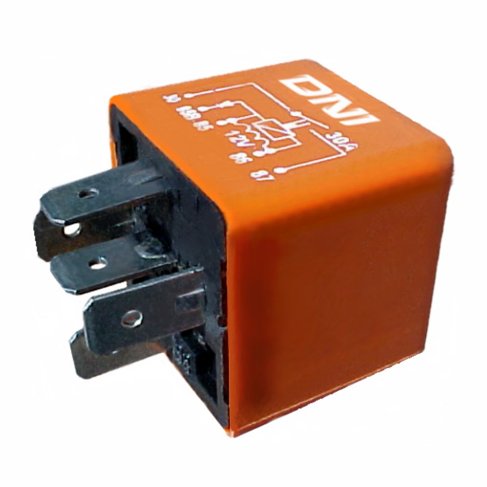 RELÉ VENTILADOR DO RADIADOR 12V 5 TERMINAIS, SEM SUPORTE, 30 AMPERES GM - DNI0107  